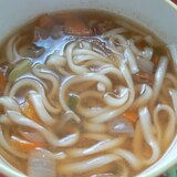 ポトフの残りでうまうどん